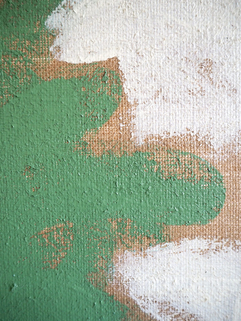 Pinselstrichdetails